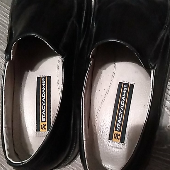 Stacy Adam's Mens Black Leather Loafers Size 11 - Picture 6 of 6